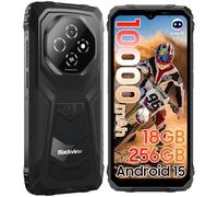 Blackview Fort 1 Rugged Smartphone Android 15, Batteria 10000mAh Telefono Indistruttibile, Gemini AI, 18(6+12) GB+256GB/2TB TF Celluare Antiurto, 6.56" HD+, 4G/NFC/OTG/Fingerprint/GPS/2 Anni Garanzia