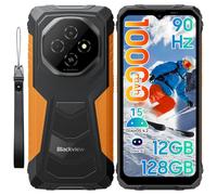 Blackview Fort 1 Rugged Smartphone, Batteria 10000mAh Telefono Indistruttibile, Android 15 Celluare Antiurto, 6.56''HD+, 12(4+8) GB+128GB/2TB TF, AI 16MP, IP68/NFC/OTG/Face ID/2 Anni Garanzia