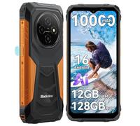 Blackview Fort 1 Rugged Smartphone, Batteria 10000mAh Telefono Indistruttibile, Android 15 Celluare Antiurto, 6.56''HD+, 12(4+8) GB+128GB/2TB TF, AI 16MP, IP68/NFC/OTG/Face ID/2 Anni Garanzia