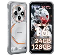 Blackview Fort 2 Rugged Smartphone Android 15, Ultra Sottile 10.7 mm, 24(8+16)GB+128GB/2TB Telefono Indistruttibile, Gemini AI, Display 6,56" HD+ 90 Hz, IP69K Impermeabile, 16 MP+13MP, 4G/NFC/OTG/GPS