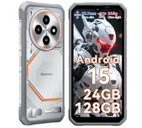 Blackview Fort 2 Rugged Smartphone Android 15, Ultra Sottile 10.7 mm, 24(8+16)GB+128GB/2TB Telefono Indistruttibile, Gemini AI, Display 6,56" HD+ 90 Hz, IP69K Impermeabile, 16 MP+13MP, 4G/NFC/OTG/GPS
