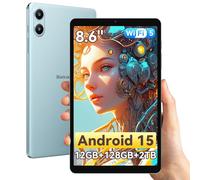 Blackview Link2 8 Pollici Tablet Android 15, 1340 * 800 Display, 12GB RAM + 128GB ROM/1TB TF, Tablet in Offerta, Gemini AI 2.0, Face ID, Widevine L1/5G WiFi/5000mAh/8MP + 5MP/GPS/OTG/OTA/Bluetooth5.0