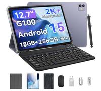 Blackview Link8 Android 15 Tablet 12,7" 36GB RAM+256GB ROM Tablets con Tastiera Penna Mouse, Octa Core G100 Tablet 8400mAh 16MP+13MP 90Hz 2K FHD Display/Gemini AI/Widevine L1/5G WiFi/BT5.0/GPS/Face ID