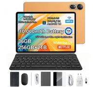 Blackview Mega 12 Tablet 12.2" 256GB 5G 10000mAh Android 16 Arancione con tastiera
