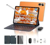 Blackview Mega 12 Tablet 12.2" 256GB 5G 10000mAh Android 16 Arancione con tastiera