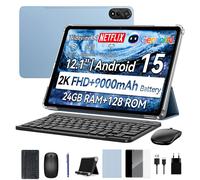 Blackview Mega 2 12" Tablet 24GB(6+18 RAM 128GB Android 15 2K 4G LTE Widevine L1
