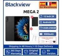 Blackview MEGA 2 Tablet Android 15 Display 2K da 12 pollici 36(12 + 24)GB 256GB Unisoc T615 9000mAh batteria Widevine L1 Pad PC MEGA 2