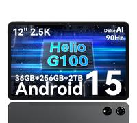 Blackview Mega3 Tablet 12 Pollici 36GB RAM+256GB ROM (2TB TF) Android 15 Octa Core G100, 8800mAh Gaming Tablets PC 90Hz 2,5K FHD Display 50MP+13MP 5G WiFi+4G LTE/Face ID/BT5.0/Widevine L1/GMS/GPS