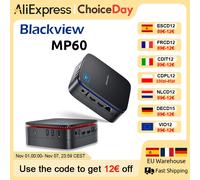 Blackview MP60 NUOVO Mini PC ordenador Windows 11 16GB DDR4 512GB/1TB SSD Ordenador Intel N95 4K HD Doble HDMI Dual-Band 2.4G