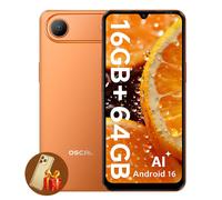 Blackview OSCAL FLAT 3C 4G Smartphone 16GB+64GB Android 16 Telefono Doppia SIM