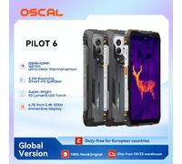 Blackview OSCAL PILOT 6 Smartphone Rugged con termocamera, MTK G100, display 2.4K da 6.67" a 120Hz, 12GB 256GB, batteria da 10000mAh, Dual 4G