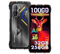Blackview ROCK 3 Rugged Smartphone Termocamera Android 16, 32GB+256GB/TF 2TB Al Telefono Indistruttibile, 6.78" FHD+, 108MP+50MP, Torcia 400 lumen/10000mAh Ricarica wireless 15W/IP68/NFC/OTG/Arancio