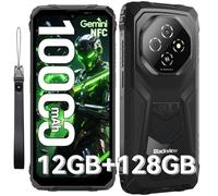 Blackview Rugged Smartphone, Android 15-Batteria 10000mAh Celluare Antiurto, 12GB+128GB/2TB TF Telefono Indistruttibile, Doke AI, 6.56''HD, 90Hz, IP69/OTG/NFC/Fingerprint/2 Anni Garanzia