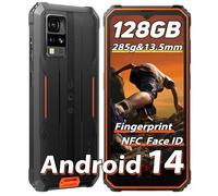 Blackview Rugged Smartphone(NFC) Android 14, 12GB+128GB/2TB Espandibile/Octa-core, 285g&13.5mm, 6.56'' HD+, NFC/Fingerprint/Modalità Guanto/4G Dual SIM Cellulare Robusto