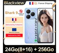 Blackview Shark 9 5G Smartphone [Senza Caricatore UE] NFC (8+16)GB RAM 256GB ROM Android 14 6.67" 50MP 5000mAh Dual SIM Blu