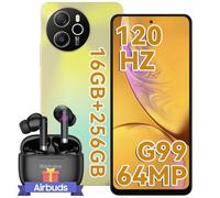 Blackview Smartphone, 16GB RAM+256GB ROM/2TB-TF, MediaTek Helio G99, 6.78'' FHD+/120Hz, 64MP+13MP, 5000mAh/33W, 4G Dual SIM Telefono, NFC/Face ID/Fingerprint/OTG/3 Slot/3.5mm Jack