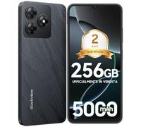 Blackview Smartphone 2025 Android 14, Telefono 12GB+256GB 2TB TF, Octa-Core, Batteria 5000mAh, Display 6.56" HD+ 90Hz, Memoria espandibile fino a 2TB, Fingerprint/Dual 4G SIM/GPS/Tipo-C/3.5mm Jack