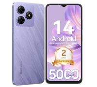 Blackview Smartphone 2025, Octa-Core Andriod 14, 6GB+64GB/2TB TF, 5000mAh, 6.56" HD+Telefono Cellulare, 13MP+8MP Telefono Cellulari, Face ID/4G Dual SIM Cellulari 3 Slot/GPS/Tipo-C/3.5mm Jack/Purple