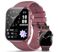 Blackview Smartwatch Donna Uomo, 1.96' HD AMOLED Orologio Intelligente Fitness, Effettua e Rispondi alle Chiamate/112+ Sportive/SpO2/Monitoraggio del Sonno/Cardiofrequenzimetro per Android IOS