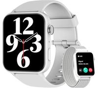 Blackview Smartwatch Donna Uomo, Effettua e Risposta Chiamate,1,85' Orologio Intelligente Fitness con Monitoraggio del Sonno/SpO2/Frequenza Cardiaca, Contapassi per Android iOS