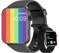 Blackview Smartwatch Donna Uomo, Effettua e Risposta Chiamate,1,85' Orologio Intelligente Fitness con Monitoraggio del Sonno/SpO2/Frequenza Cardiaca,Smart Watch Contapassi per Android iOS
