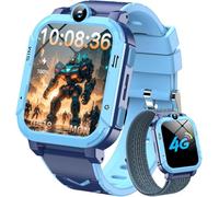 Blackview Smartwatch per Bambini Smartwatch GPS+LBS+Wi-Fi Tracciatrice, SOS, 4G Chiamate, Chat vocale, Videochiamata, SMS, Gioco, Fotocamera, Calcolatrice, Contapassi, Sveglia per Regalo Bambini