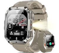 Blackview Smartwatch Uomo, 2.01" Smartwatch Militare Uomo Fitness con Chiamate Bluetooth Orologio Intelligente 115+ Modalità Sportive/900 mAh/Sonno/Cardiofrequenzimetro/Torcia/Bussola per Android IOS