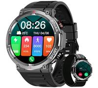 Blackview Smartwatch Uomo, Orologio Intelligente Fitness con Chiamate Bluetooth,1.39" Militari Smart Watch Tracker Attività con 100 Modalità Sportive per Cardiofrequenzimetro,SpO2, Android iOS