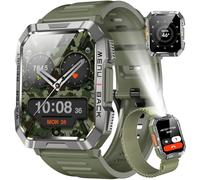 Blackview Smartwatch Uomo, Smartwatch Militare Uomo Fitness con Chiamate Bluetooth,2.01" Orologio Intelligente 112+ Modalità Sportive/900 mAh/Sonno/Cardiofrequenzimetro/Torcia/Bussola per Android IOS
