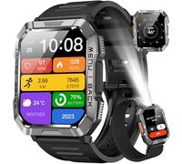 Blackview Smartwatch Uomo, Smartwatch Militare Uomo Fitness con Chiamate Bluetooth,2.01" Orologio Intelligente 112+ Modalità Sportive/900 mAh/Sonno/Cardiofrequenzimetro/Torcia/Bussola per Android IOS
