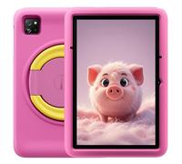 Blackview Tab A6 Kids, 12GB+128GB (1TB Esterno), Tablet Android 14 per Bambini, Controllo Parentale, 10,1'' HD+, Batteria 5100mAh, Fotocamera 5MP+8MP, WIFI 6 Bluetooth, Altoparlanti Dual BOX Rosa