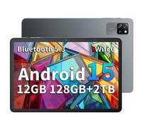 Blackview Tab60 WiFi Tablet Android 15, 12GB+128GB(TF 2TB) Tavoletta Octa-core WiFi 6, Tablet 10 Pollici Gemini AI 8MP+5MP Widevine L1, Bluetooth 5.2, GMS, Modalità PC Multi-finestra