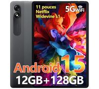 Blackview Tab90 Tablet WiFi da 11 pollici: Android 15 GMS, 12 GB RAM (4 + 8 Exp) 128 GB (2 TB TF), 8200 mAh, durata 5 G, WiFi BT 5.0