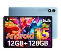 Blackview Tab90 WiFi Android 15 Tablet 11 pollici, 12 (4 + 8 Expansion) GB RAM 128 GB (2 TB TF), grande display Widevide L1, Octa-core T606, batteria 8200 mAh, 5G WiFi, doppia fotocamera 13 MP + 8 MP