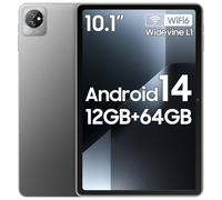 Blackview Tablet 10 pollici Android 14, 12GB+64 GB, supporto TF fino a 2 TB, Gemini AI, Widevine L1, WiFi 6, Tablet PC con display HD+,Processore a quad-core,Fonte audio 3.5 mm/GMS