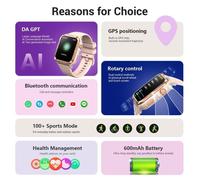 Blackview W10Pro GPS Bluetooth 1,83'' Rosa Orologio Sportivo Outdoor