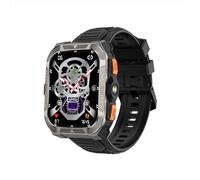 Blackview W80 Pro Smartwatch Uomo, Orologio Intelligente Fitness con Chiamate Bluetooth, 1.91" GPS Smart Watch Militare 115+ Modalità Sportive per Cardiofrequenzimetro, SpO2, Torcia, per Android iOS