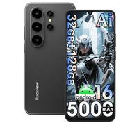 Blackview Wave 10 Android 16 Smartphone sbloccato con IA, 6.88" 120Hz, 32GB+128GB/2TB TF Telefono Cellular, 5000mAh, Fotocamera AI 32MP, Octa-core, 4G Dual SIM, WiFi 5/GPS/OTG/FM/Custodia inclusa,Nero