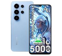 Blackview Wave 10 Android 16 Smartphone sbloccato con IA, 6.88" 120Hz, 32GB+128GB/2TB TF Telefono Cellular, 5000mAh, Fotocamera AI 32MP, Octa-core, 4G Dual SIM, WiFi 5/GPS/OTG/FM/Custodia inclusa, Blu