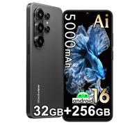 Blackview WAVE 10 Android 16 Telefono Cellular,32GB+256GB/2TB Smartphone AI | 6,88" 120Hz Processore Gemini AI, 5000mAh, 32MP, 4G Dual SIM Telefono Sbloccato, 3 Slot Separati, WiFi 5, GPS, OTG, Nero