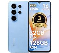 Blackview WAVE 10 Smartphone Offerta Android 16,32MP+13MP 32GB+128GB/2TB TF Cellulari,Telefono Cellulare Offerta 6.88"/5000mAh/3.5mm/IP54 4G/5G WiFi/Face ID/Blocco Impronta Digitale,3 Anni Garanzia