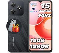 Blackview WAVE 8 Android 15 Smartphone, 12GB+128GB/2TB, 6.56" Hd+Schermo/90Hz, 5