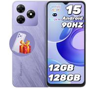 Blackview WAVE 8 Smartphone Android 14, 12GB+128GB/2TB Telefono Cellulari, 6.56" HD+ 90Hz, Octa-Core, 5000mAh/10W, 13MP+8MP, Cover Inclusa, 4G Dual SIM Cellulare, Fingerprint/GPS/Tipo-C/3.5mm Jack