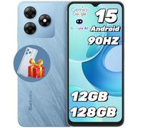 Blackview WAVE 8 Smartphone Android 15, 4GB+128GB/2TB Telefono 2025, 6.56" HD+/90Hz, 5000mAh/10W Telefoni, 13MP+8MP Telefono, Cover Inclusa, 4G Dual SIM Telefoni Cellulare, GPS/Tipo-C/3.5mm Jack