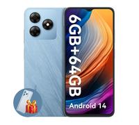 Blackview WAVE 8C Android 14 Smartphone 6,56" 6GB+64GB(TF 2TB) 4700mAh Tre Slot