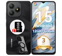 Blackview Wave 9C Smartphone Android 15 con Cover Girevole a 360°, 12GB+128GB Telefono Economico, IP54 6.56'' HD+, 5000mAh, 13MP Cellulare, Dual 4G SIM, OTG, GPS, 3.5mm Jack