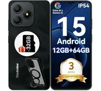 Blackview Wave 9C Smartphone Android 15 con Cover Girevole a 360°, Telefono Cellulare IP54 6.56'' HD+, 12GB+64GB Telefoni, Cellulari 5000mAh, 13+8MP, Dual 4G SIM, OTG, GPS, 3.5mm Jack