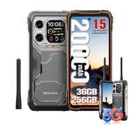 Blackview Xplore 1 12GB 256GB 6.78" 120Hz FHD+ 5G Dual SIM Walkie Talkie Batteria 20000mAh NFC IP69K Android 15 Arancione