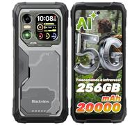 Blackview Xplore 1 5G Rugged Smartphone con Display Secondario, 20000mAh, Dimensity 7050 Rugged Phone, Android 15, 36GB+256GB/2TB 50MP+64MP+20MP Notturna, 6,78" 120Hz,170lm torcia/NFC/AI