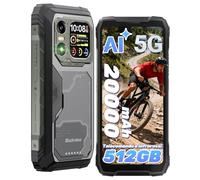 Blackview Xplore 1 5G Rugged Smartphone con Display Secondario, 20000mAh, Dimensity 7050 Telefono Indistruttibile, Android 15, 48GB+512GB/2TB 50MP+64MP+20MP Notturna, 6,78" 120Hz,170lm torcia/NFC/AI